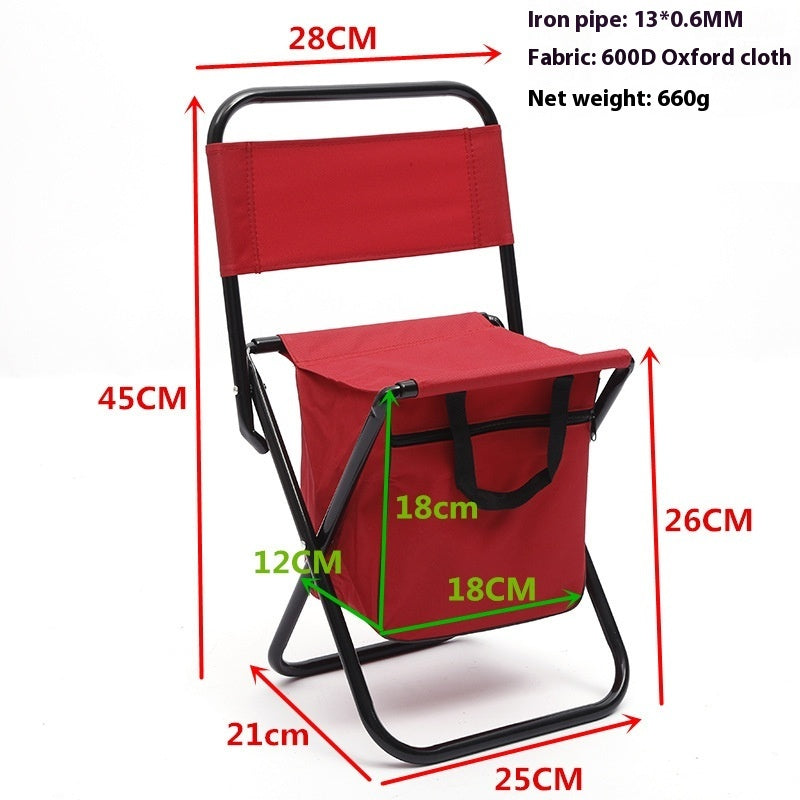 Portable Folding Chair Multifunctional Fishing Ice Pack