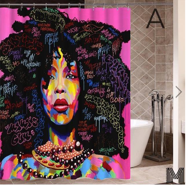 Art Design Graffiti Curtain