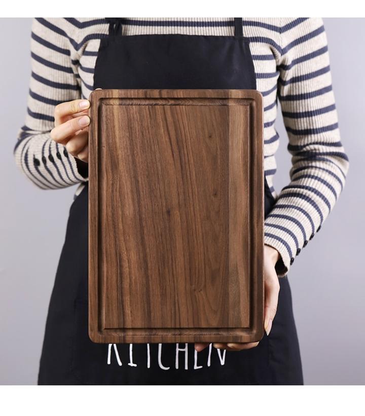 Black Wood Cutting Board