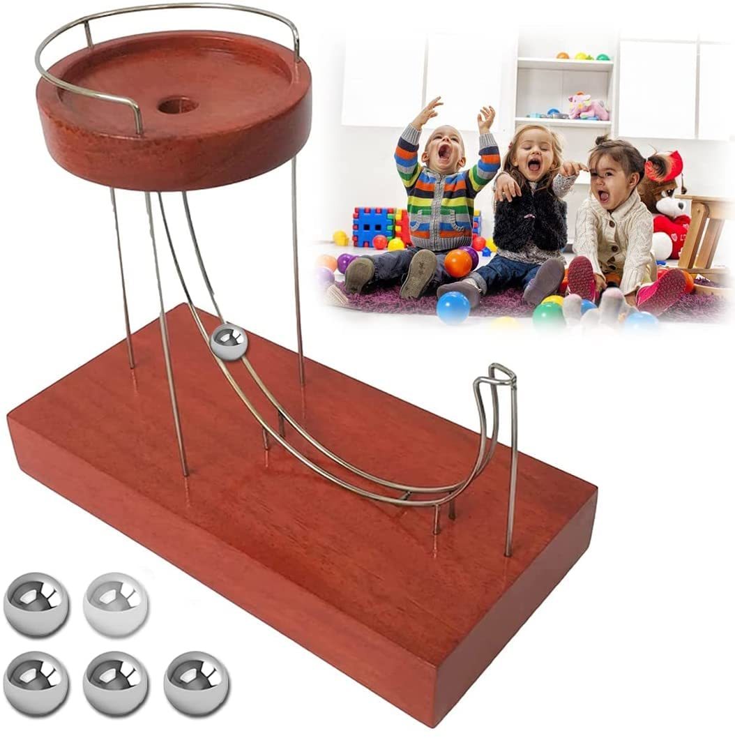 Perpetual Marble Machine Kinetic Art Ornament