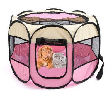Fast folding octagonal pet fence.