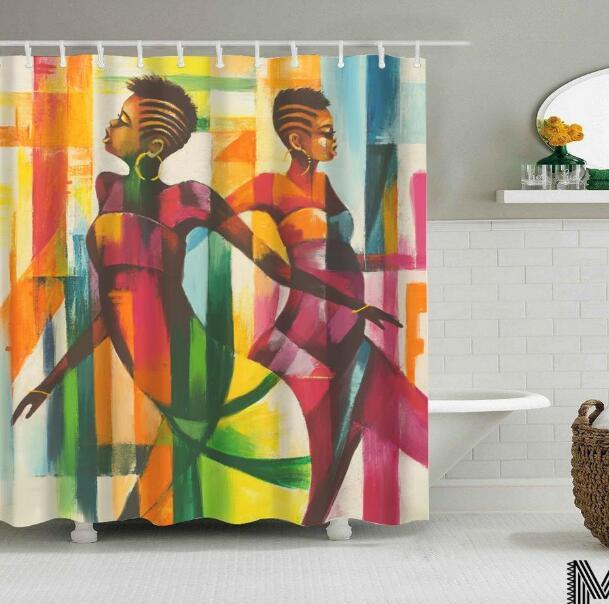 Art Design Graffiti Curtain