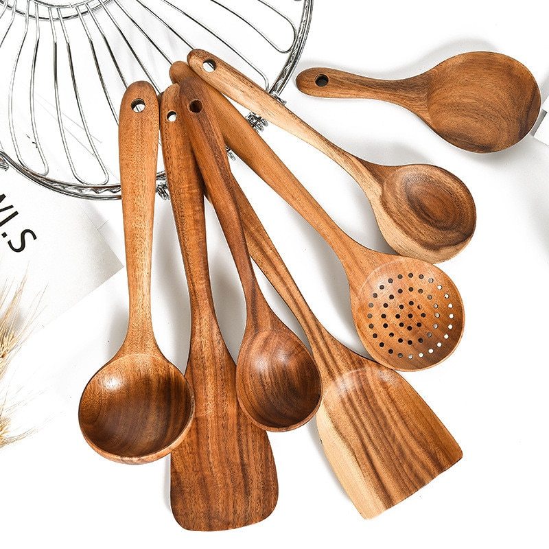 Teak Natural Wood Spoon
