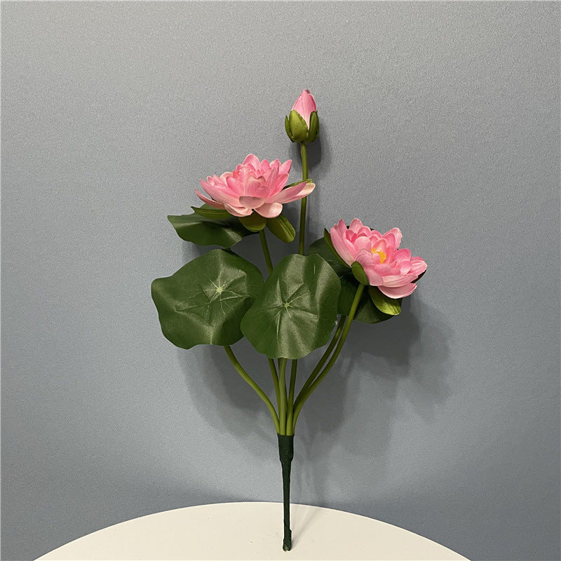 Simulated Water Lily Home Buddha Hall Decoration
