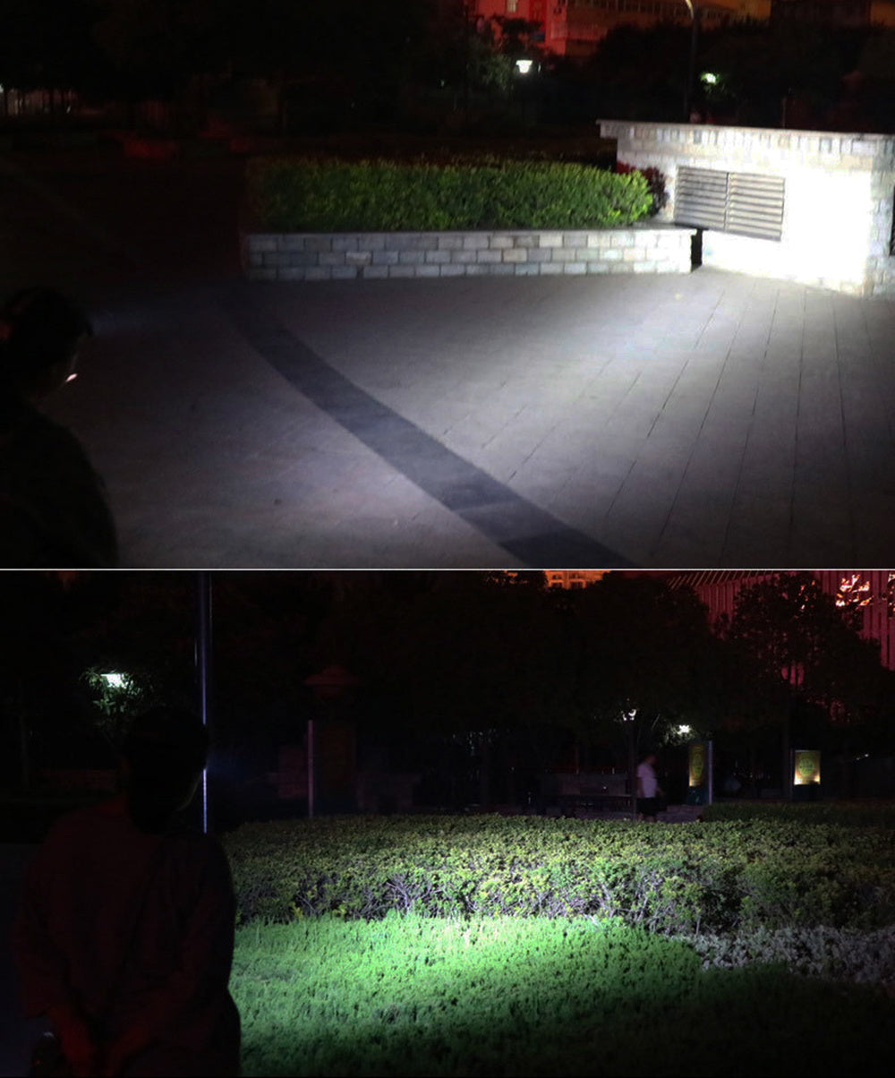 Waterproof LED headlamp COB work light.