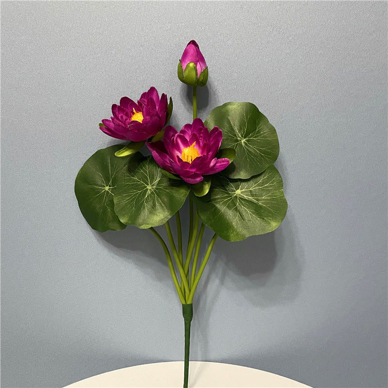 Simulated Water Lily Home Buddha Hall Decoration