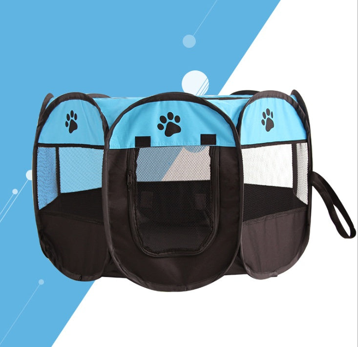 Fast folding octagonal pet fence.
