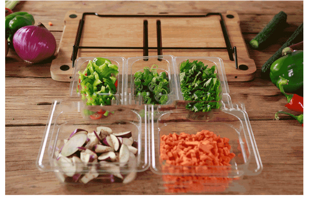 Vegetable Kitchen Cutting Board With Storage Box