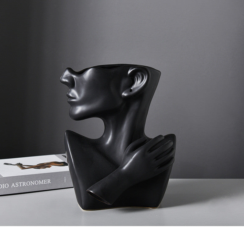 Modern Nordic Style Creative Portrait Vase