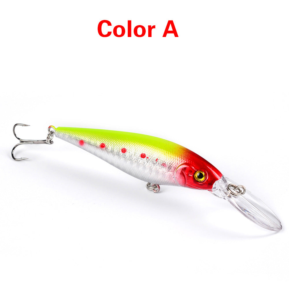 10 Style Minnow Fishing Lures Laser Hard Artificial