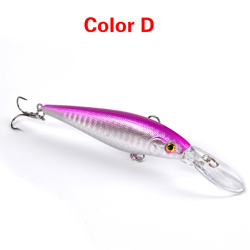 10 Style Minnow Fishing Lures Laser Hard Artificial