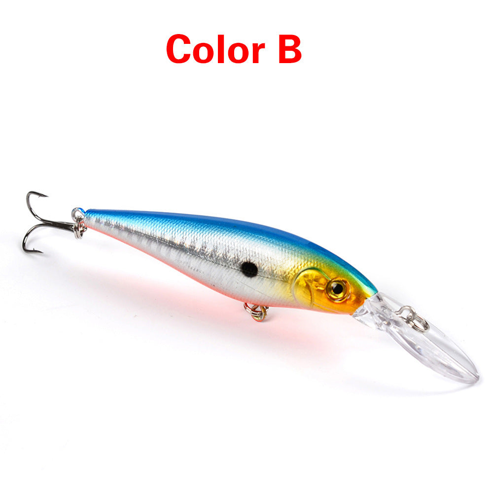 10 Style Minnow Fishing Lures Laser Hard Artificial