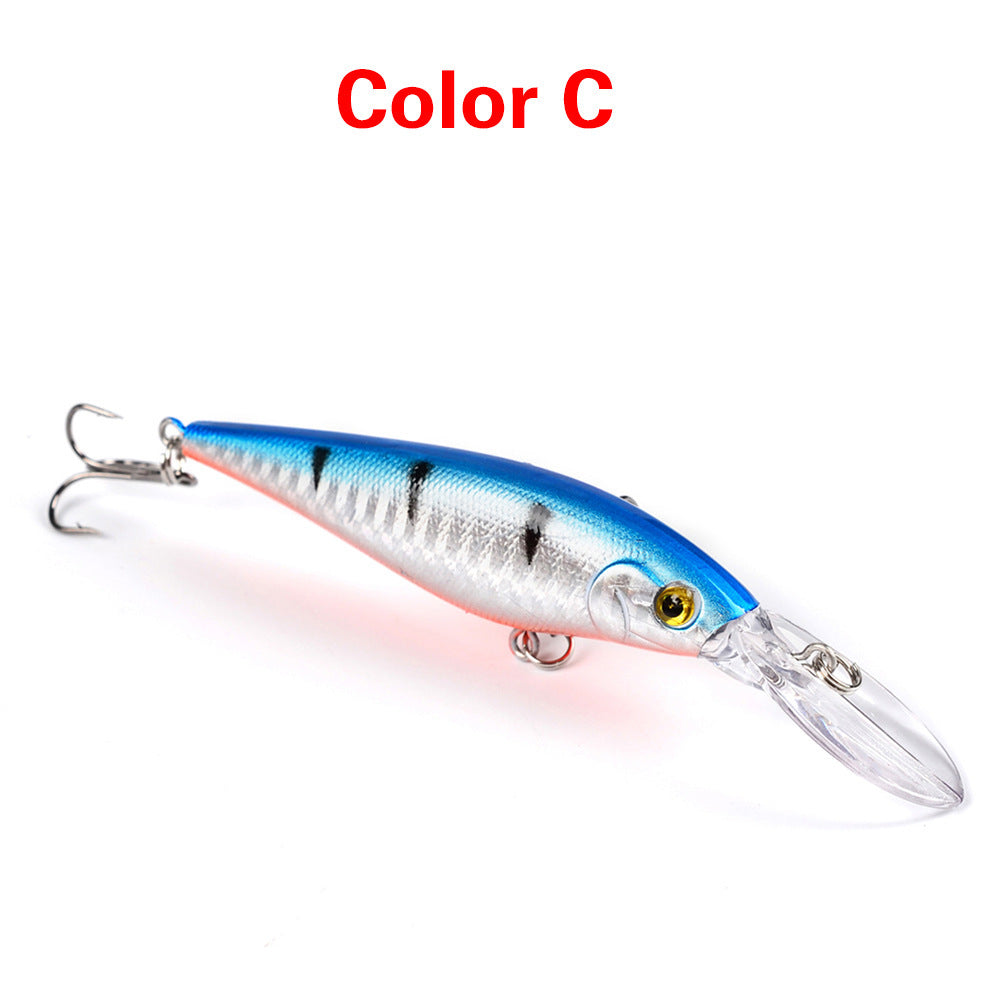 10 Style Minnow Fishing Lures Laser Hard Artificial