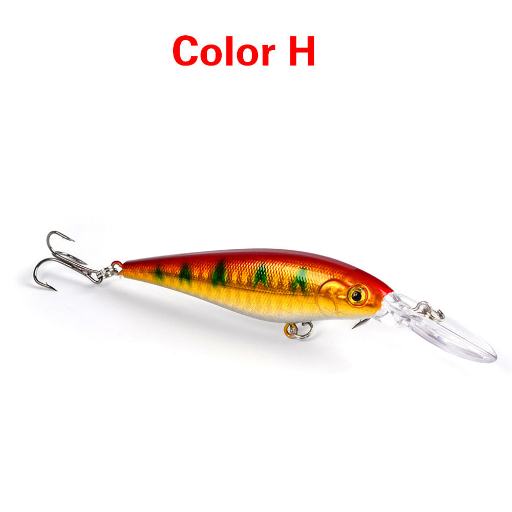 10 Style Minnow Fishing Lures Laser Hard Artificial