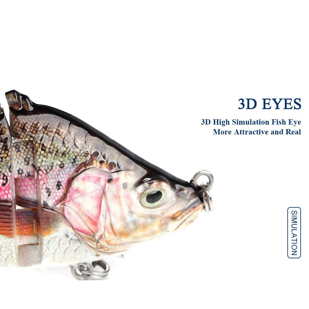Soft Tail Multi-section Sea Fishing Hard Bait
