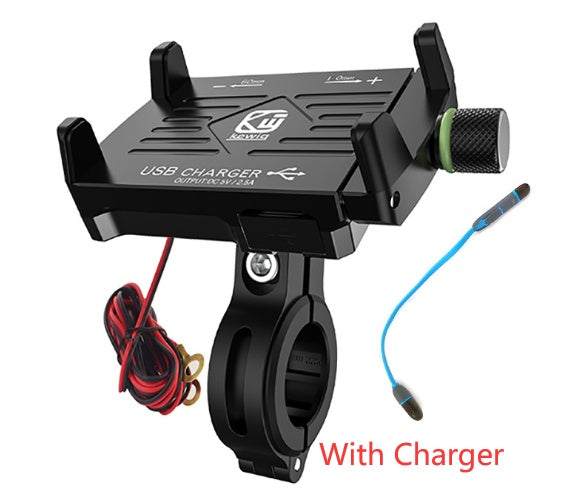 Aluminum alloy motorcycle mobile phone holder