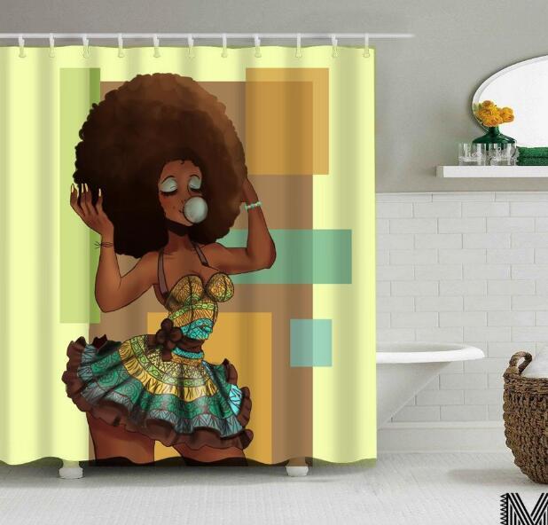 Art Design Graffiti Curtain