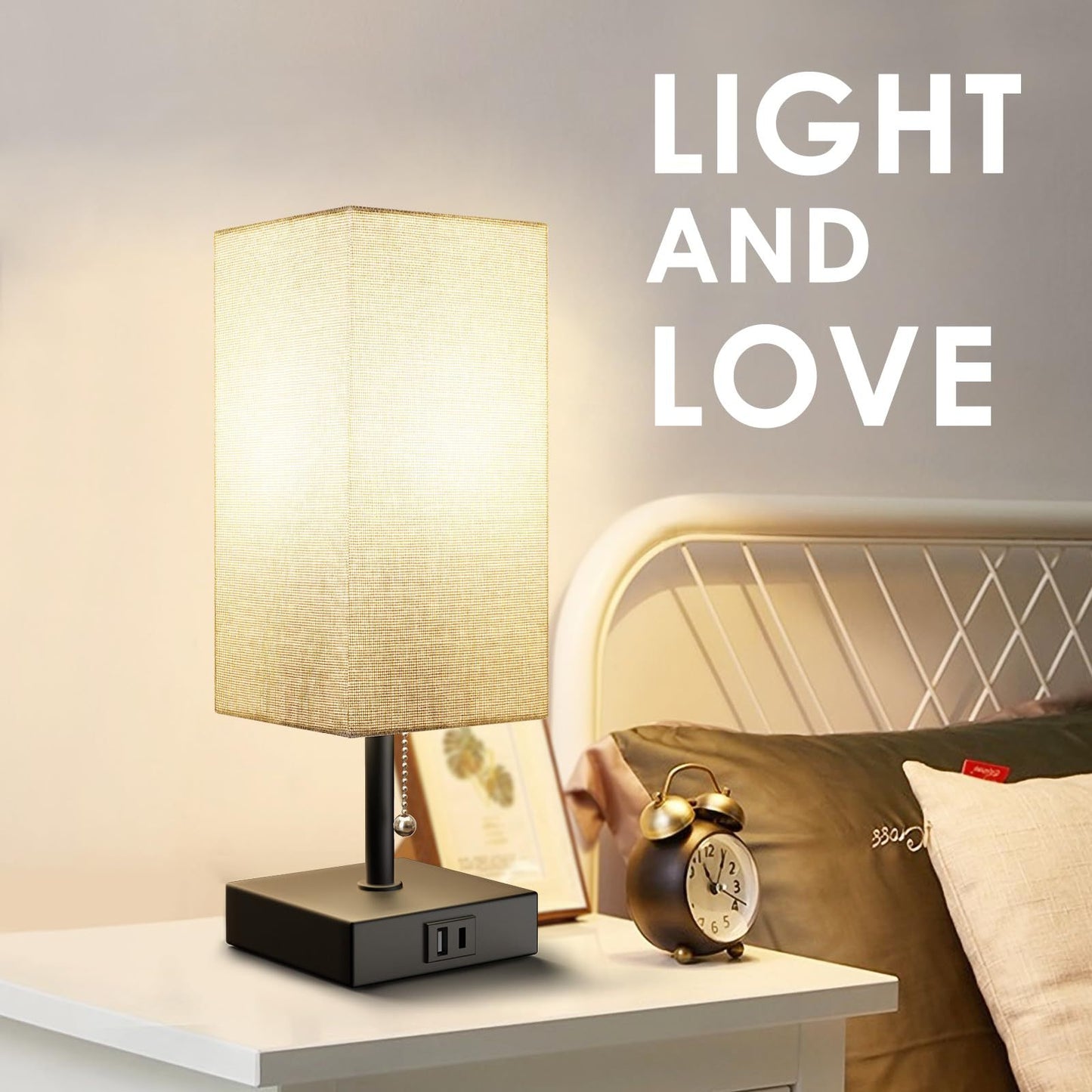 Table Lamp With 3 Levels Brightness