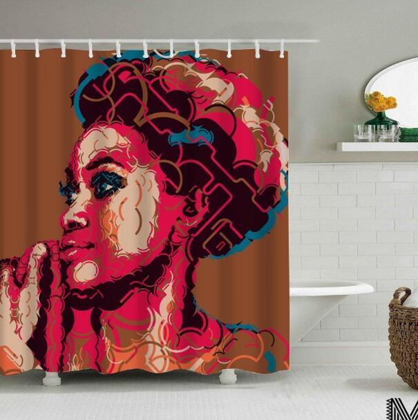 Art Design Graffiti Curtain