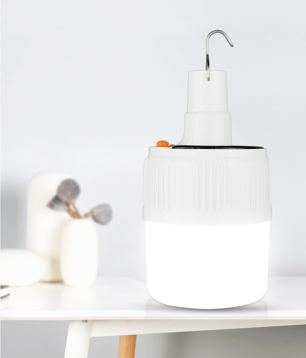 Rechargeable LED Bulb Lamp Remote Control Solar Charge