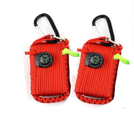Camping bag climbing umbrella rope equipment kit