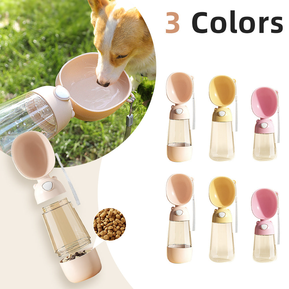 Portable Water Bottle Food And Water Container