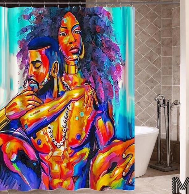 Art Design Graffiti Curtain