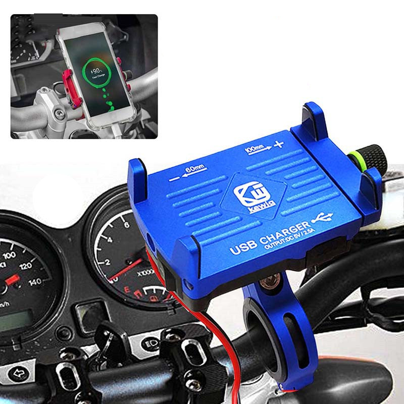 Aluminum alloy motorcycle mobile phone holder
