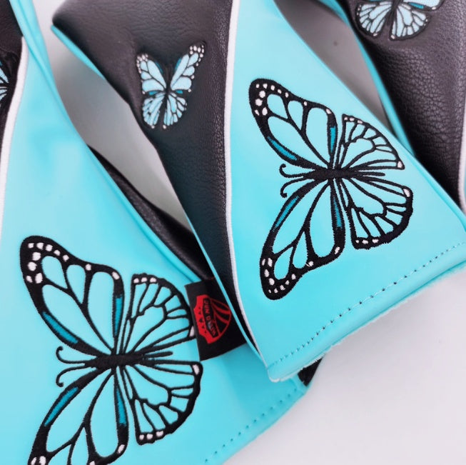 Golf Club Sleeve Butterfly Wooden Pole