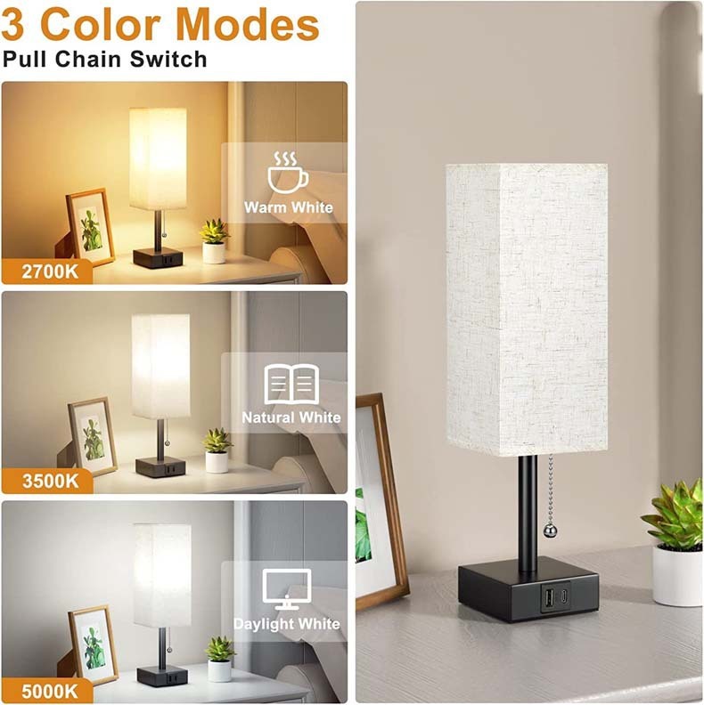 Table Lamp With 3 Levels Brightness
