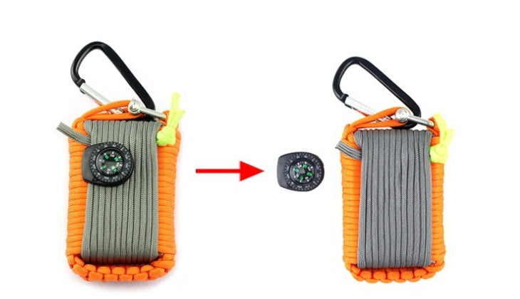 Camping bag climbing umbrella rope equipment kit