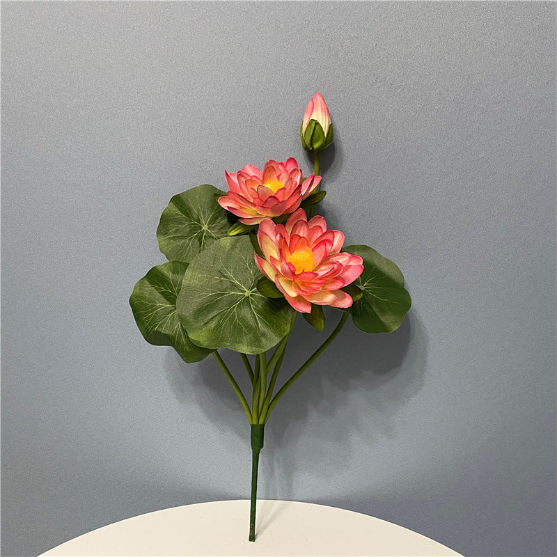 Simulated Water Lily Home Buddha Hall Decoration