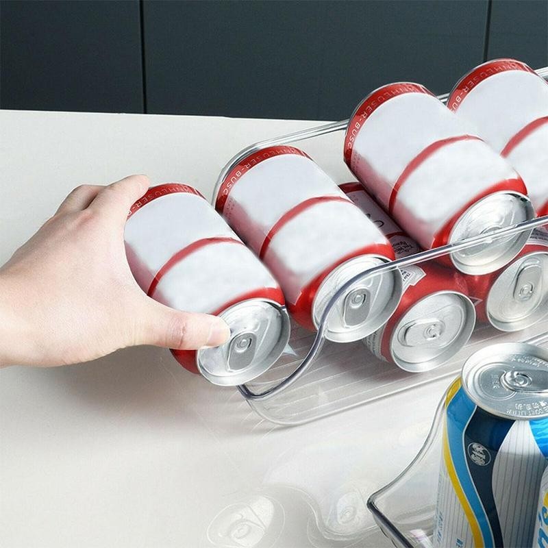 Refrigerator Organizer Beverage Transparent Holder For Fridge
