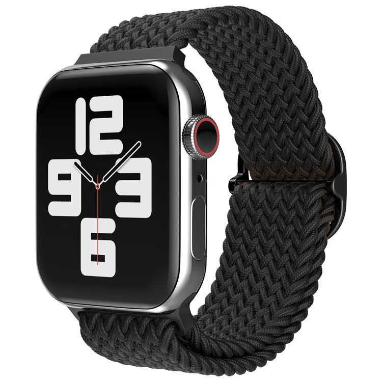 Double Loop Nylon Loop Woven Rainbow Watch Strap
