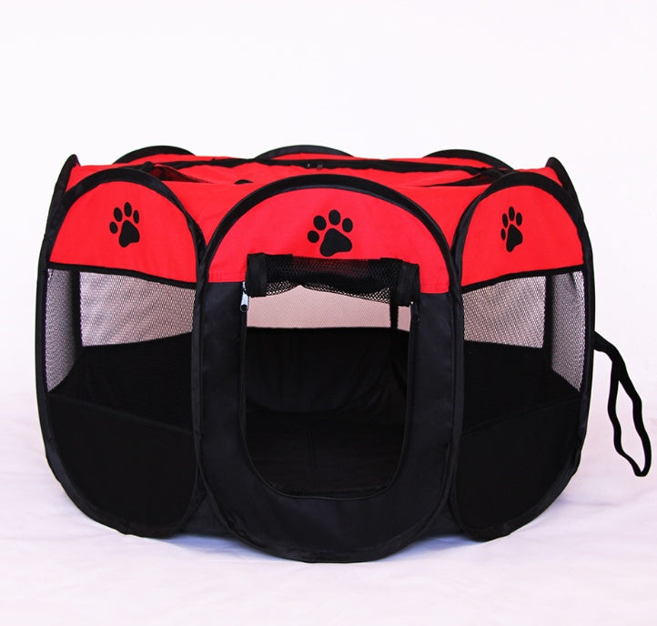 Fast folding octagonal pet fence.