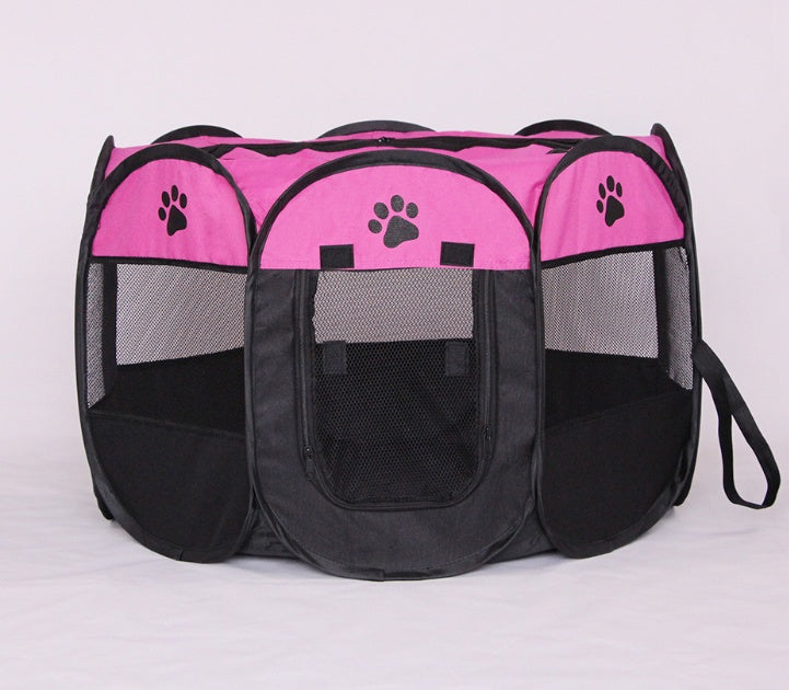 Fast folding octagonal pet fence.