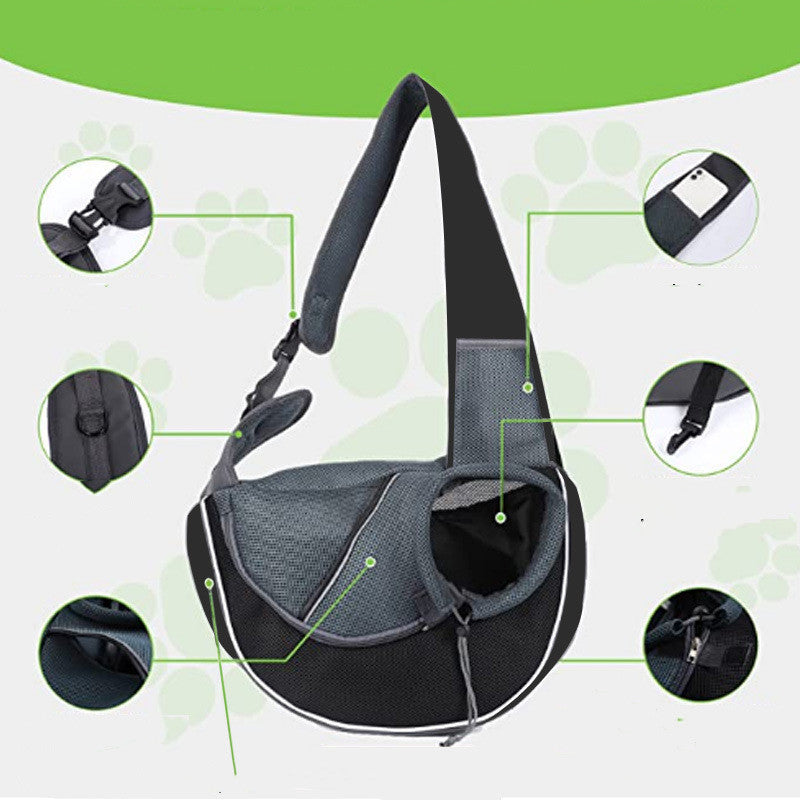 Outdoor Portable Crossbody Bag For Dogs Cats