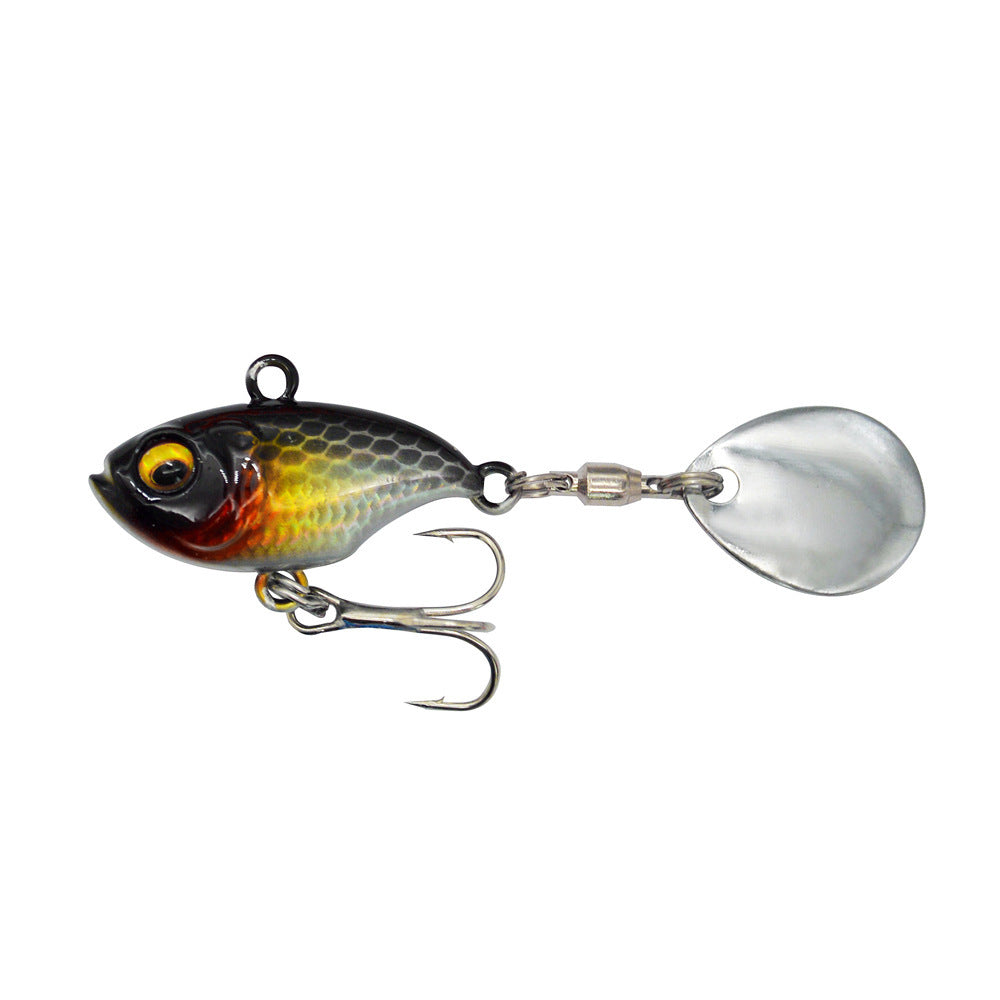 Metal Sea Fishing Iron Plate Lure Rotating Sequins