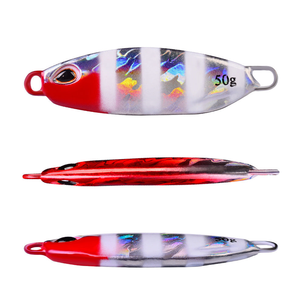 10-color Slow-rolling Iron Plate Fishing Lure Simulation Fake Bait Fishing Gear