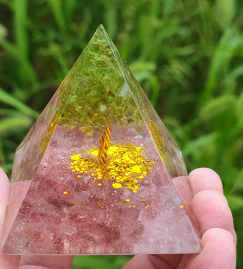 Natural Crystals Centerpiece Energy Generator