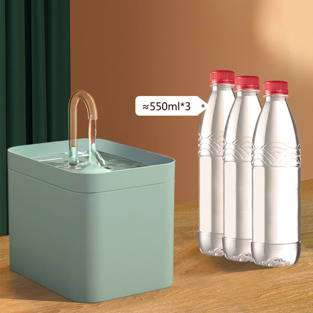 Automatic Cat Water Fountain Auto Filter USB Electric