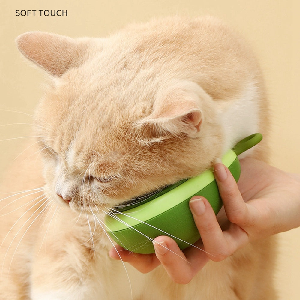Creative Cat Grooming Comb Portable Massage Brush One-Button Remove Floating Hair