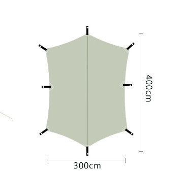 Outdoor Rainproof Awning Tent