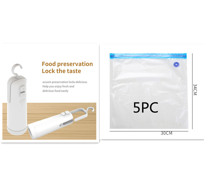 4 In 1 Portable Electric Vacuum Sealer For Vacuum Storage Bags Kitchen Gadgets