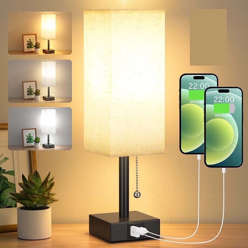Table Lamp With 3 Levels Brightness