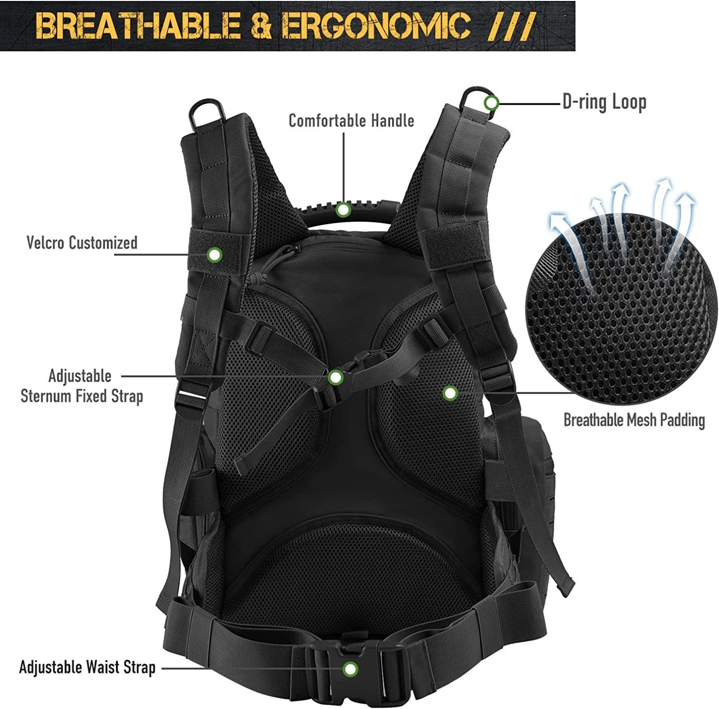 Tactical Range Backpack Bag.