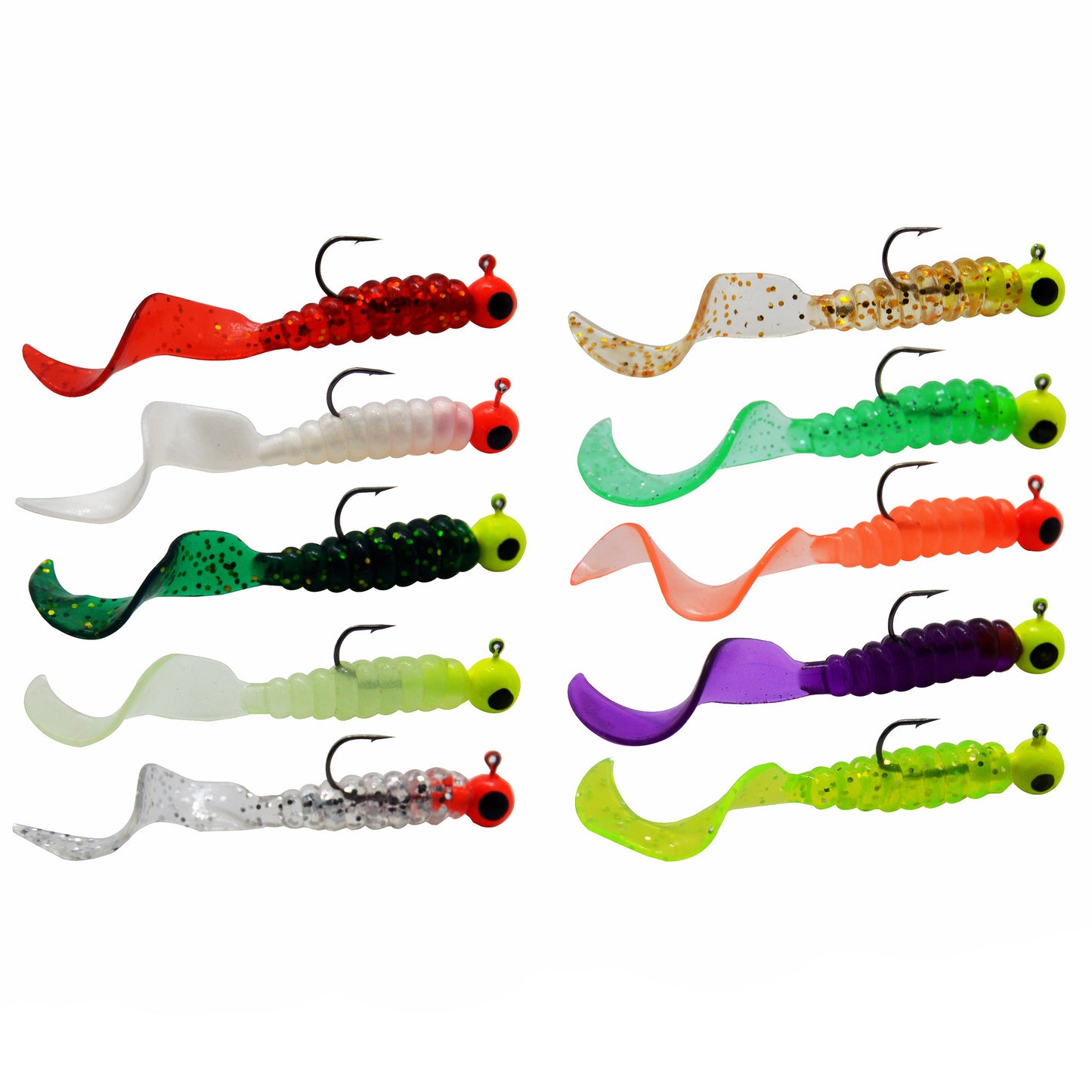 Soft Bait Bionic Fake Lead Head Hook Fishing Tackle