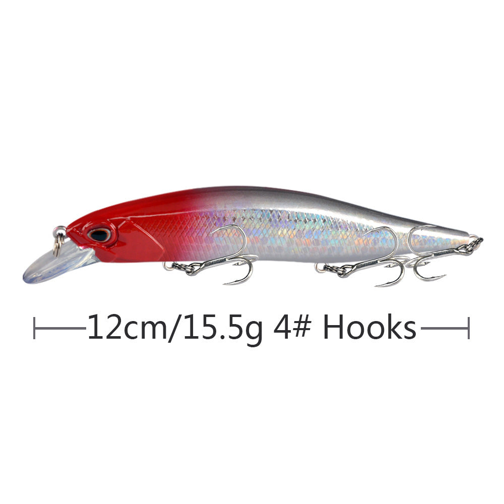 Minnow Fishing Lure 120mm 15.5g Floating Hard Bait