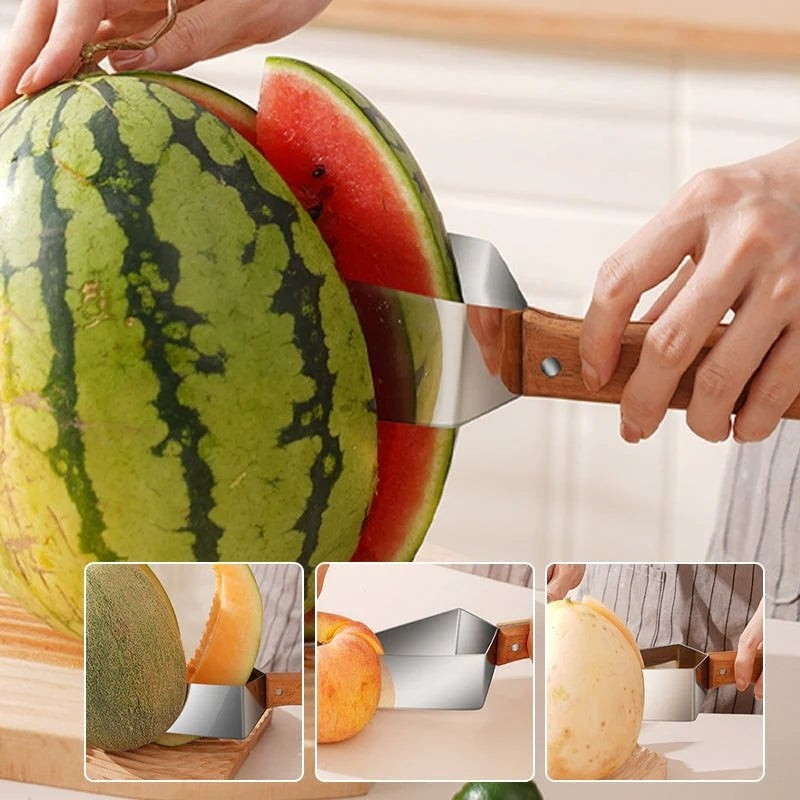 New Watermelon Cutting Artifact 430 Stainless Steel