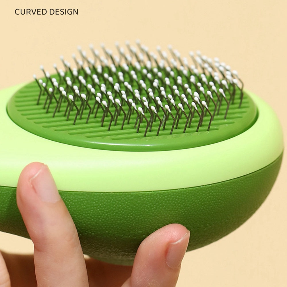 Creative Cat Grooming Comb Portable Massage Brush One-Button Remove Floating Hair